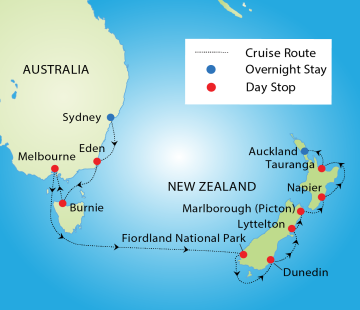 Highlights of Australia & New Zealand Cruise 2026