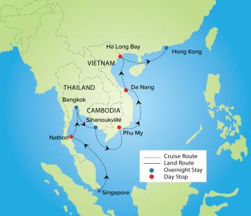 Singapore & Southeast Asia Cruise and Tour