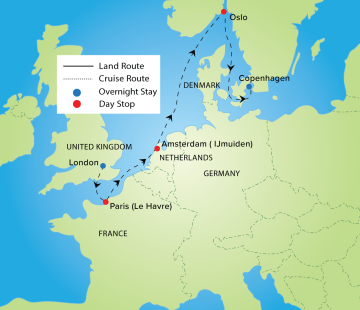 Northern Shores Explorer:  London, Amsterdam & Copenhagen