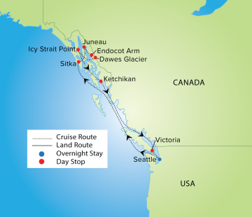 Alaskan Wilderness Cruise: Glaciers, Fjords & Coastal Charm