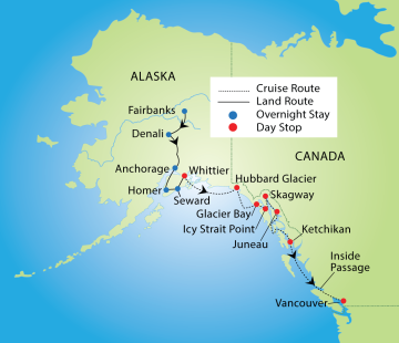 Majestic Alaska Cruise & Tour