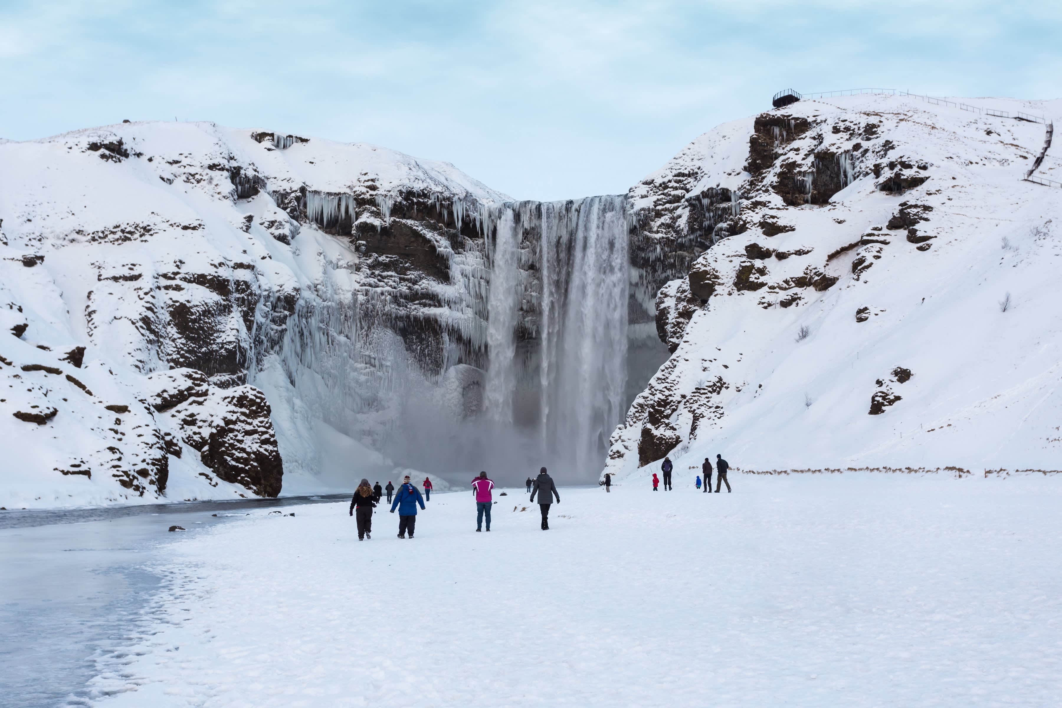 iceland waterfall