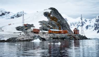 Brown Station an Argentine Antarctic base and scientific research station located at Paradise Bay, Antarctica