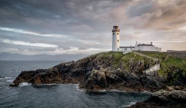 Fanad light house on the north coast of Donegal Ireland. This was taken just before sunset