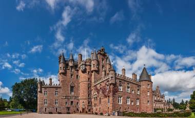 Glamis Castle in Angus, Scotland