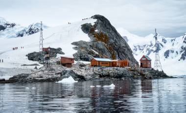 Brown Station an Argentine Antarctic base and scientific research station located at Paradise Bay, Antarctica