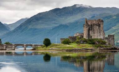 Eilean Donan Castle, Island in Loch Duich, Scotland