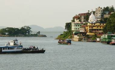 Enchanting Travels India Tours East India Guwahati city along the River Brahmaputra