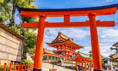 The Fushimi Inara shrine in Kyoto