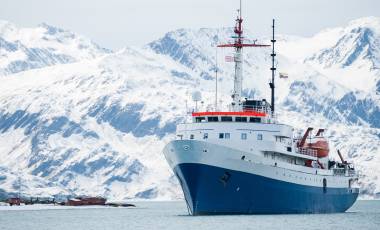 Enchanting Travels South America Tours Cruise ship, on an expedition to Antarctica