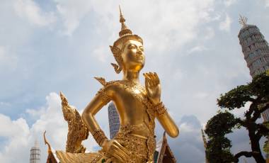 Enchanting Travels Thailand Tours Ki-nara at Grand Palace in Bangkok ,Thailand