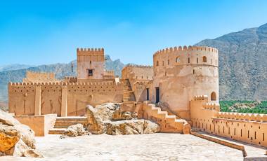 Nakhal Fort in Al Batinah, Oman.