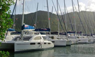 Catamarans in the Caribbean