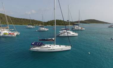 Charter boats on Moorings