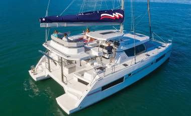 People Sailing Moorings 4500L Catamaran