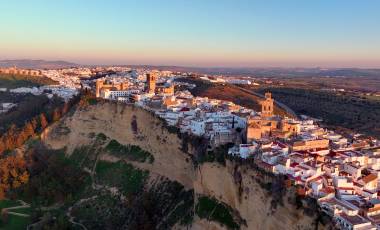 Arcos de la Frontera, Andalucia at sunset