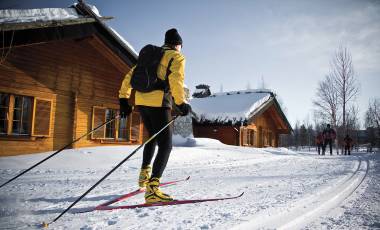 Cross-country Skiing in Kandersteg