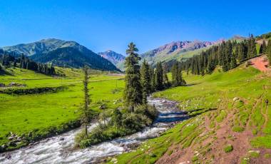 Walking in Kyrgyzstan