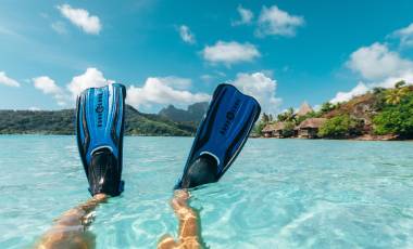 Snorkelling in Tahiti