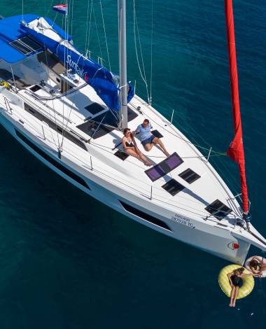 Sunsail 44.4 - at the anchor