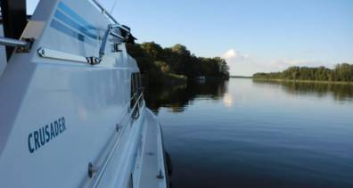 Mit dem Hausboot auf der Müritz