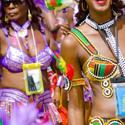 a group of people wearing costumes