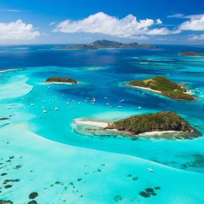 Tobago Cays Aerial View