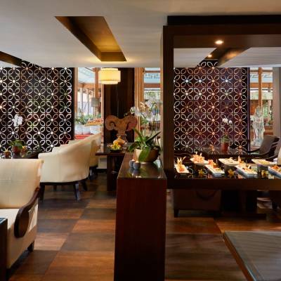 this is a photo of the level lounge at Melia Bali