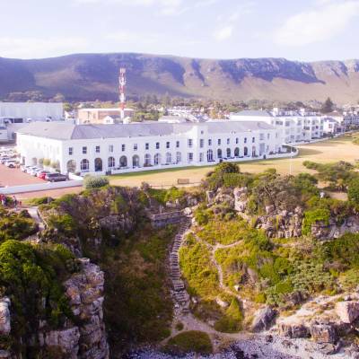 a castle on top of a mountain