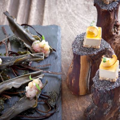 a piece of cake sitting on top of a table