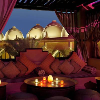 Arabian court rooftop terrace