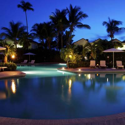 Pool by night