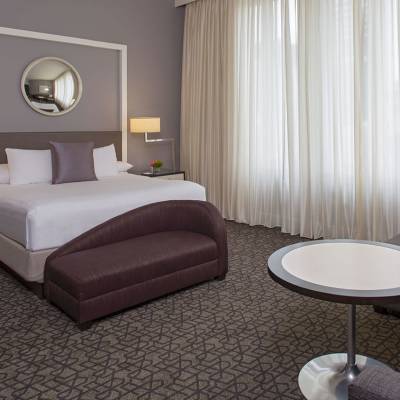 a hotel room