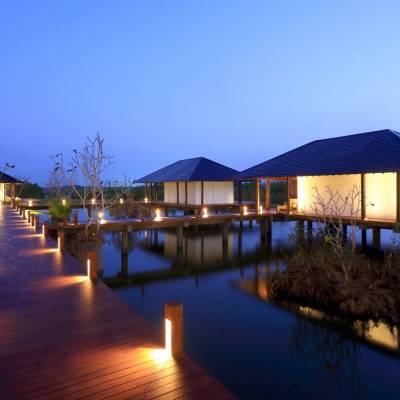 Over water spa