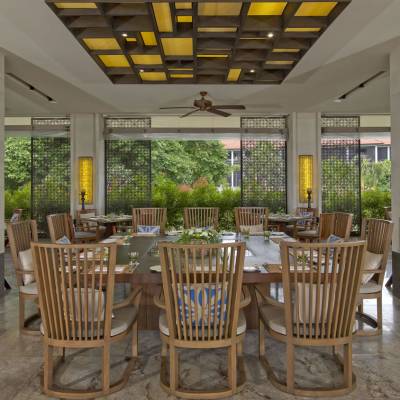 a dining room table