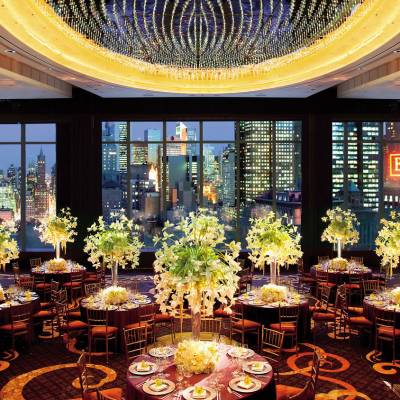 a dining table in a restaurant