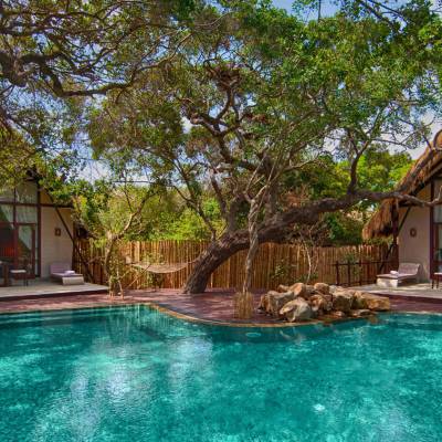 Cluster chalets and private pool