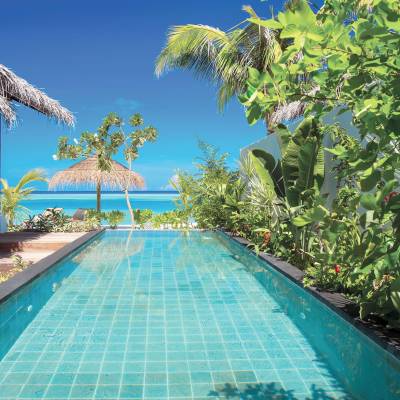 Earth villa with pool