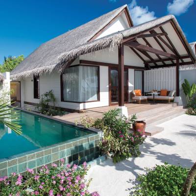 Earth villa with pool
