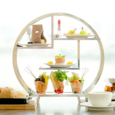 a vase of flowers on a table