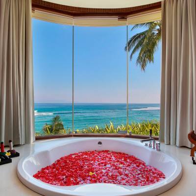 this is a photo of the Ocean Spa at Candi Beach Resort and Spa, Bali