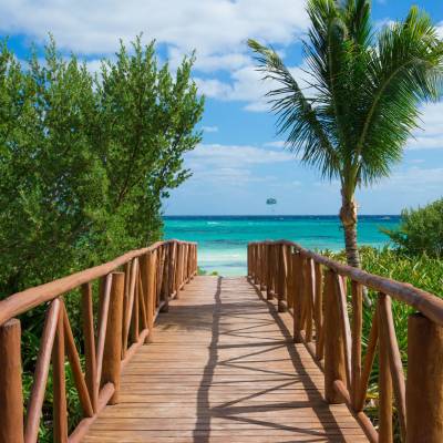 Beach walkway