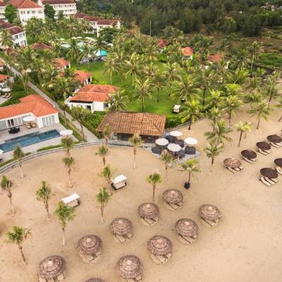 a display in a garden