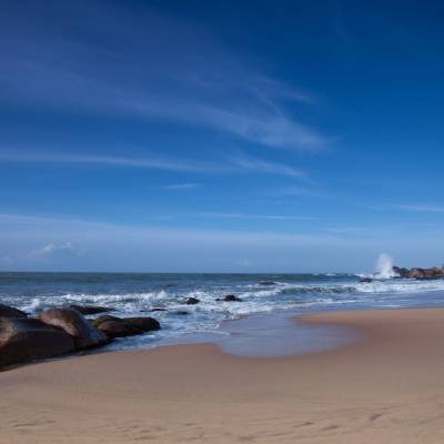 Beach, Chena Huts