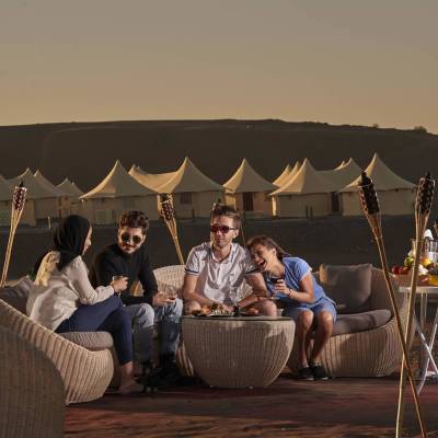 Al Fresco dune top dining
