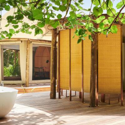 Glamping, Luxury Tented Jungle Villa, Fairmont Maldives