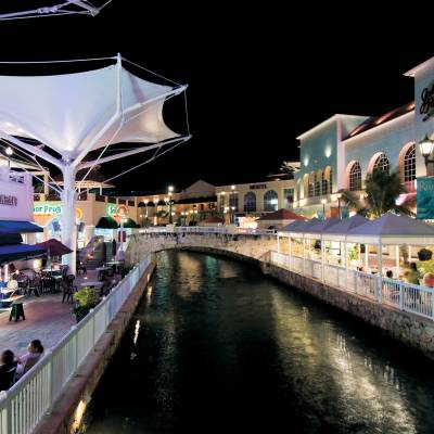 Cancun at night
