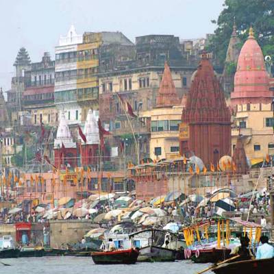Varanasi shoreline