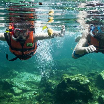 Beautiful clear waters