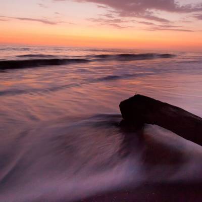 Beach at dusk